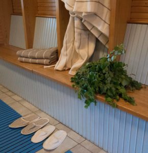 kuortaneen urheiluopisto sauna saunatilat